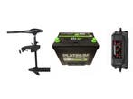 Fluistermotor 48LBS + 110ah accu + 10ah acculader, Verzenden, Nieuw
