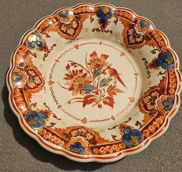 De Porceleyne Fles, Delft - Wandbord - Aardewerk - Antiek