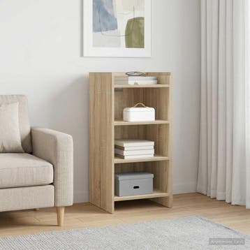 vidaXL Dressoir Sonoma Eiken 40 x 36 x 80 cm Bewerkt hout, Verzenden, Nieuw, Overige houtsoorten, Minder dan 50 cm