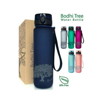 Bodhi Tree Drinkfles 1 Liter - Diverse Kleuren / Maten, Sport en Fitness, Verzenden, Nieuw
