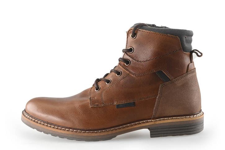 Van Beers Veterboots in maat 41 Cognac, Kleding | Dames, Schoenen, Overige kleuren, Zo goed als nieuw, Overige typen, Verzenden