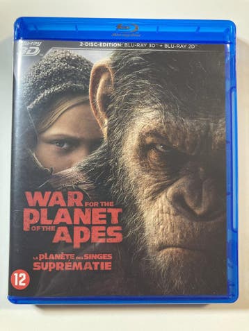 WAR FOR THE PLANET OF THE APES (3D + 2D) (BLURAY), Cd's en Dvd's, Blu-ray, Verzenden, Gebruikt