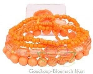Corsage Polscorsage-armband Potpourri Oranje Handmade, Ophalen of Verzenden, Nieuw