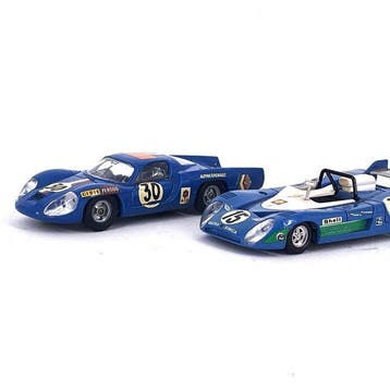 Solido 1:43 - Modelauto (2) - 2 Vintage 70´s Solido Racing, Nieuw