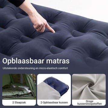 2dekans | SoBuy OGS32-II-L-GR Opblaasbare Camping Tent -, Ophalen of Verzenden, Zo goed als nieuw