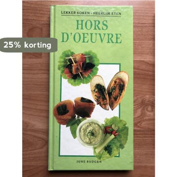 Hors doeuvre / Lekker koken, heerlijk eten - June Budgen, Verzenden, Gelezen, June Budgen