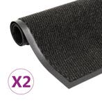 vidaXL Droogloopmatten 2 st rechthoekig getuft 120x180 cm, Verzenden, Nieuw