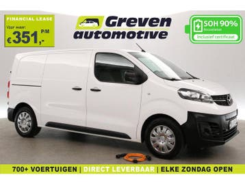 Opel Vivaro-e 75 kWh L2H1 | Snelladen | SOH 90% | Airco |, Automaat, Wit, Elektrisch, Opel