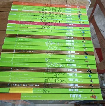 Tintin - Tintin cest lAventure ! - Série complète - 25, Boeken, Nieuw