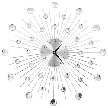 Klok Aluminium 50cm - Laatste Stuk! | Retourdeal, Huis en Inrichting, Woonaccessoires | Klokken, Ophalen of Verzenden, Zo goed als nieuw