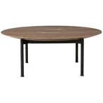 stellar works Crawford Salontafel Walnoot Ø 90cm -, Huis en Inrichting, Tafels | Salontafels, 50 tot 100 cm, 50 tot 100 cm, Zo goed als nieuw