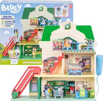BLUEY - Supermarkt Speelset - incl. Bluey & Bingo speelfigur, Verzenden, Nieuw