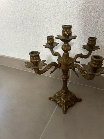 Kandelaar - Messing, Brons