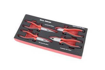 TM 4 Delige Griptangenset foam carbon look inlay, Verzenden, Nieuw