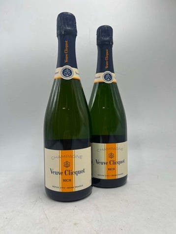 Veuve Clicquot, Rich - Champagne - 2 Flessen (0.75 liter), Nieuw