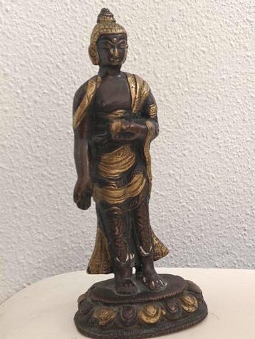 Zeldzame figuur van Boeddha Shakyamuni staand