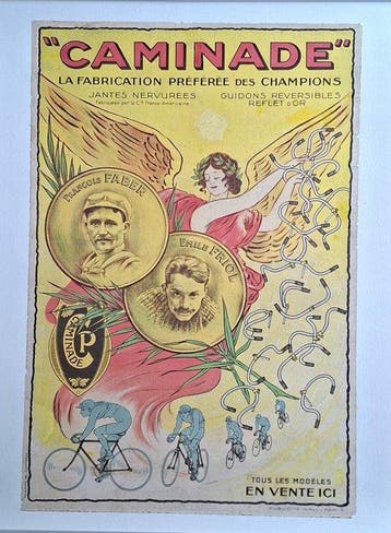 unknown - Caminade Velo poster 1910 - Jaren 1910, Antiek en Kunst
