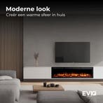 EVIQ Elektrische sfeerhaard Diamond 42 inch – 106 cm, Verzenden, Nieuw, Elektrische haard