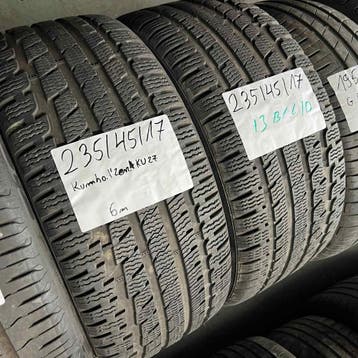 2 x Kumho 235-45-17 Winterbanden 6mm, Gebruikt, 17 inch, 235 mm, Band(en)