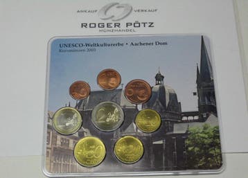Brd 3,88 Euro 2003 Sonder Kms Unesco Aachener Dom st nur..., Verzenden