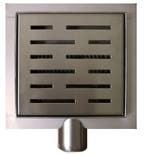 RVS 3e generatie doucheput +flens +RVS sifon + filter zij 15, Verzenden, Nieuw