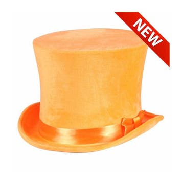 Hoge Hoed Flair Oranje Luxe - 57/58, Verzenden, Nieuw