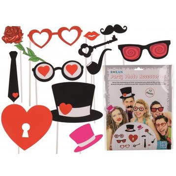 Photo booth prop accessoires huwelijk - Foto props setjes, Verzenden, Nieuw
