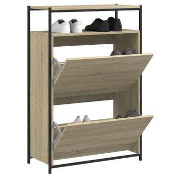 vidaXL Schoenenkast Sonoma Eiken 0, Verzenden, Nieuw