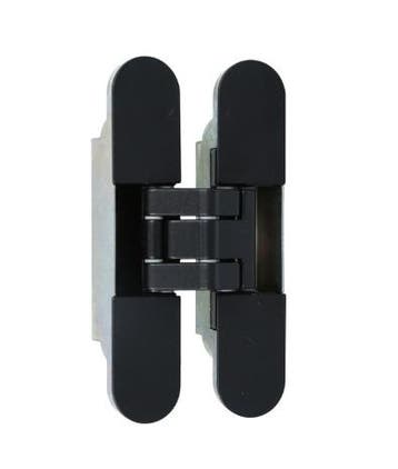 Onzichtbare scharnier 3D verstelbaar 120x24mm zwart, Verzenden, Nieuw