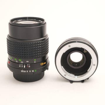 Minolta MD TELE ROKKOR 135mm 1:3.5 Cameralens, Nieuw