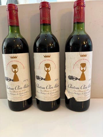 1979 Château Clerc Milon - Pauillac 5ème Grand Cru Classé -, Verzamelen, Nieuw