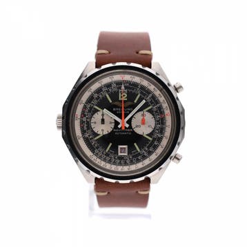 Breitling Navitimer 1806 Iraqi Air Force; Vintage Heren..., Ophalen of Verzenden, Gebruikt, Leer, Overige merken