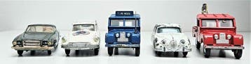 Corgi 1:43 - Modelauto (5) - 2 Land Rover, Jaguar, Citroên, Nieuw