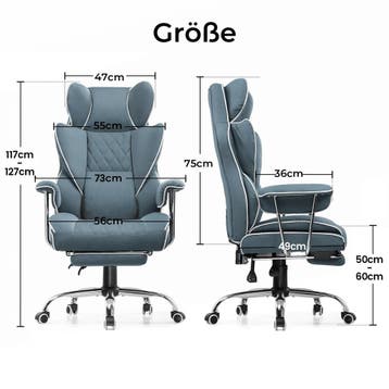 Ergonomische Bureaustoel -  Office Chair - Gamestoel - Volwa, Verzenden, Zo goed als nieuw