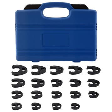 19x Crowfoot Spanner Socket Wrench Set External Square Dr..., Verzenden, Nieuw