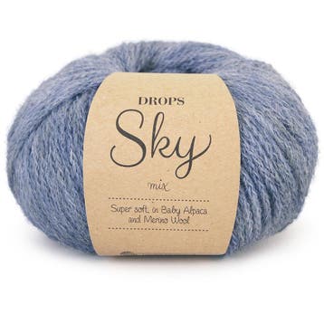 DROPS Sky Mix - 12 denimblauw - Wol Garen, Ophalen of Verzenden, Nieuw