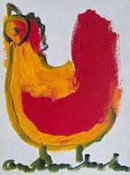 Anton Heyboer (1924-2005) - Kip, Antiek en Kunst