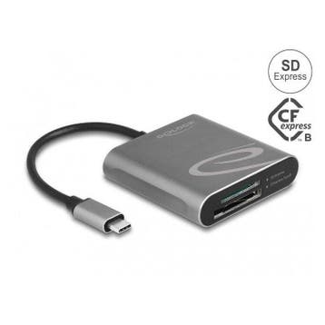 Delock Card Reader voor SD Express & CFexpress, US, Audio, Tv en Foto, Verzenden, Zo goed als nieuw