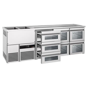 GGM Gastro | Bierkoeling PREMIUM - 2500x700mm - 7 laden |, Verzenden, Nieuw in verpakking