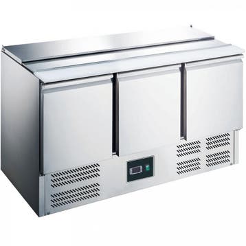 Saladette | 137x70x86 cm | RVS |230 V Saro, Verzenden, Nieuw in verpakking