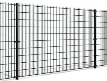 Veiling - Dubbelstaaf hekwerk zwart 2,03 x 51,4m, Nieuw