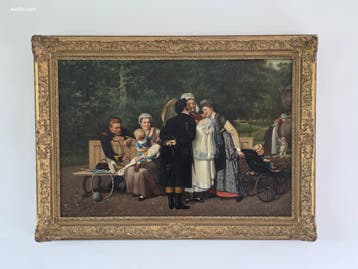 Schilderij Handtekening Frans De wilde Het nieuwe..., Nieuw