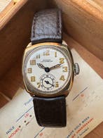 Rolex - antique art Deco guilloché dial 9k gold Dennison, Nieuw