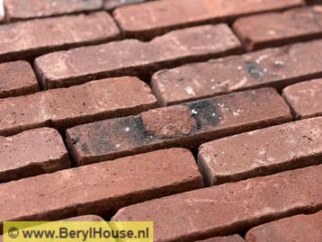 € 0,49 p/st Gevelstenen Metselstenen WF rood getrommeld, Doe-het-zelf en Verbouw, Metselstenen, Verzenden, Nieuw, Bakstenen