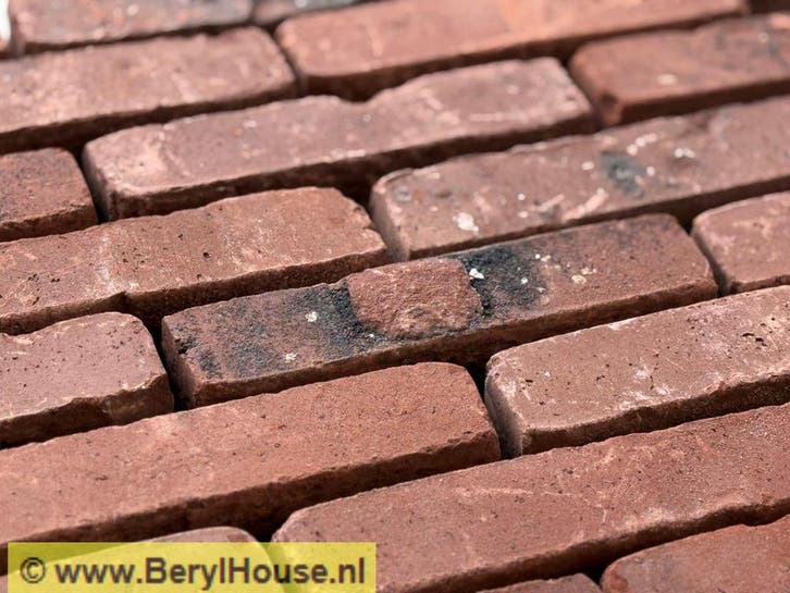 € 0,49 p/st Gevelstenen Metselstenen WF rood getrommeld, Doe-het-zelf en Verbouw, Metselstenen, Bakstenen, Nieuw, Verzenden