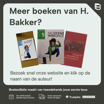Moderne Wiskunde 11e ed havo 4 wiskunde A leerboek H. Bakker, Verzenden, Gelezen, H. Bakker