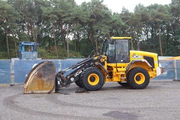 Veiling: Wiellader JCB 437WHT T4F Diesel 2018, Ophalen, Wiellader of Shovel