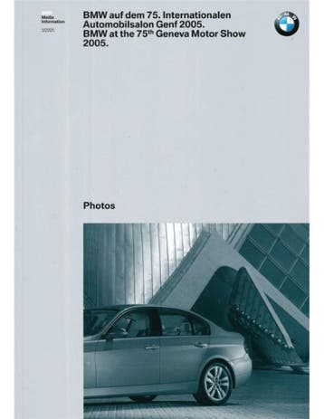 2005 BMW GENÈVE HARDCOVER PERSMAP DUITS, Boeken, Nieuw, BMW, Author