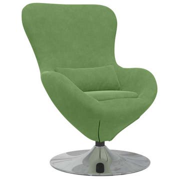 Design Draaistoel Fluweel | Tweedekansje | OP=OP, Minder dan 75 cm, Nieuw, Ophalen of Verzenden, Metaal