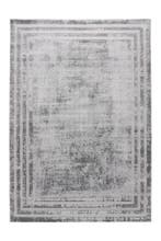 Vintage Vloerkleed | Paris | Kader | Zilver | 80x150 cm, Verzenden, Nieuw